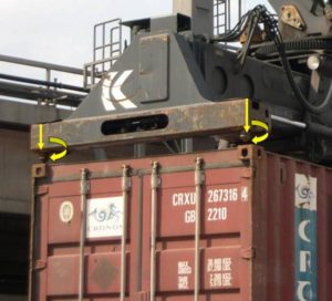 Technical features of the container