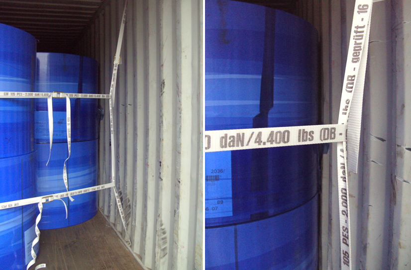 Ladungssicherung zur Containertüre
