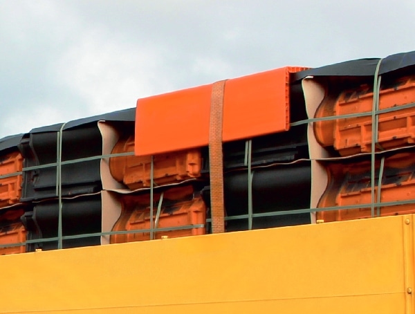 Kantenschutz Hohlkammer orange für LKW