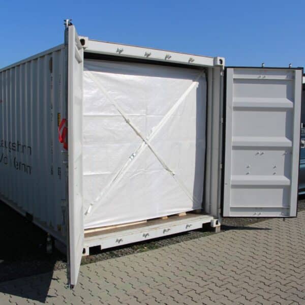 Full Safety Plane Rückhaltesystem für Container mit Gurtband und Haken vorkonfektioniert