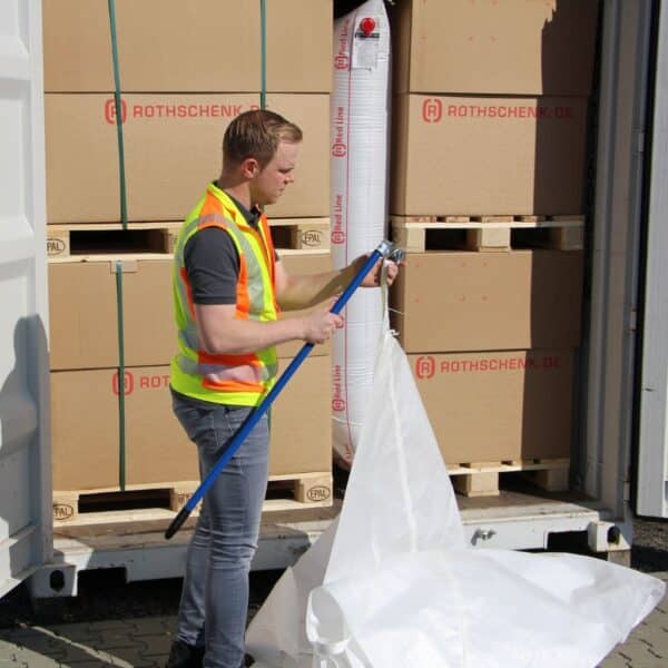 Full Safety Plane Rückhaltesystem für Container mit Gurtband und Haken vorkonfektioniert