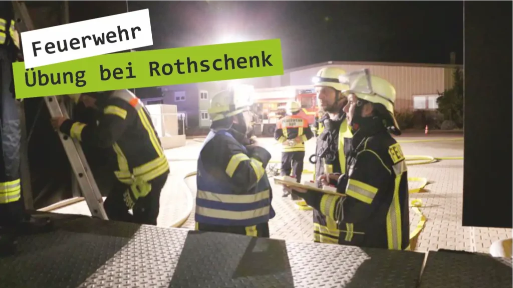 Feuerwehrübung Rothschenk