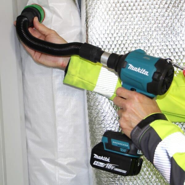Makita Befüllgerät für Stausäcke mit Quick-Connect-Adapter