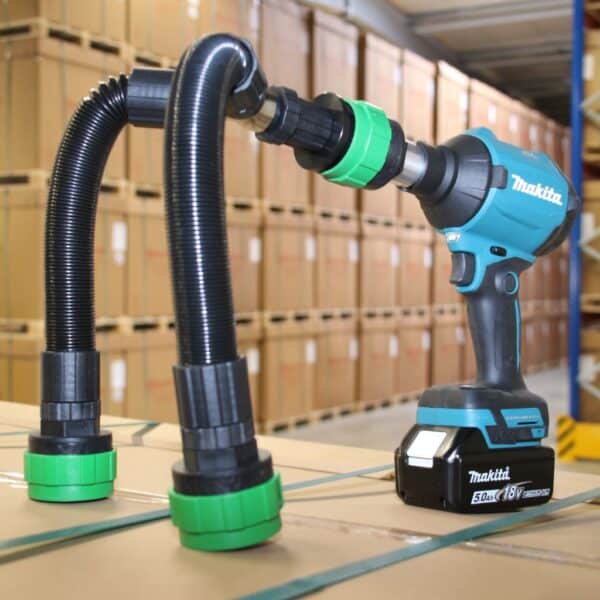 Makita Befüllgerät für Stausäcke mit Quick-Connect-Adapter